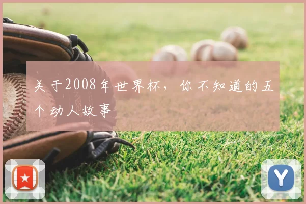 关于2008年世界杯，你不知道的五个动人故事