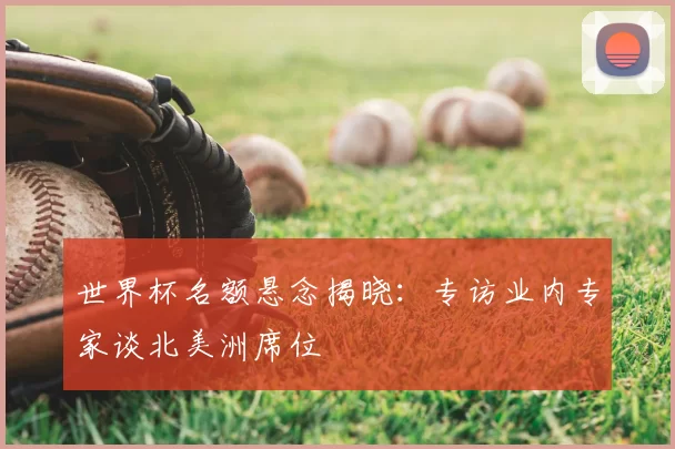 世界杯名额悬念揭晓:专访业内专家谈北美洲席位