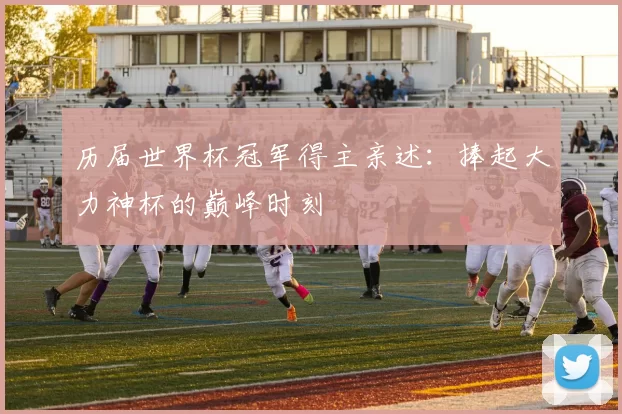 历届世界杯冠军得主亲述:捧起大力神杯的巅峰时刻